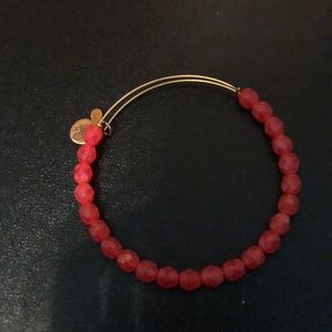 Pink beaded Alex and Ani bracelet